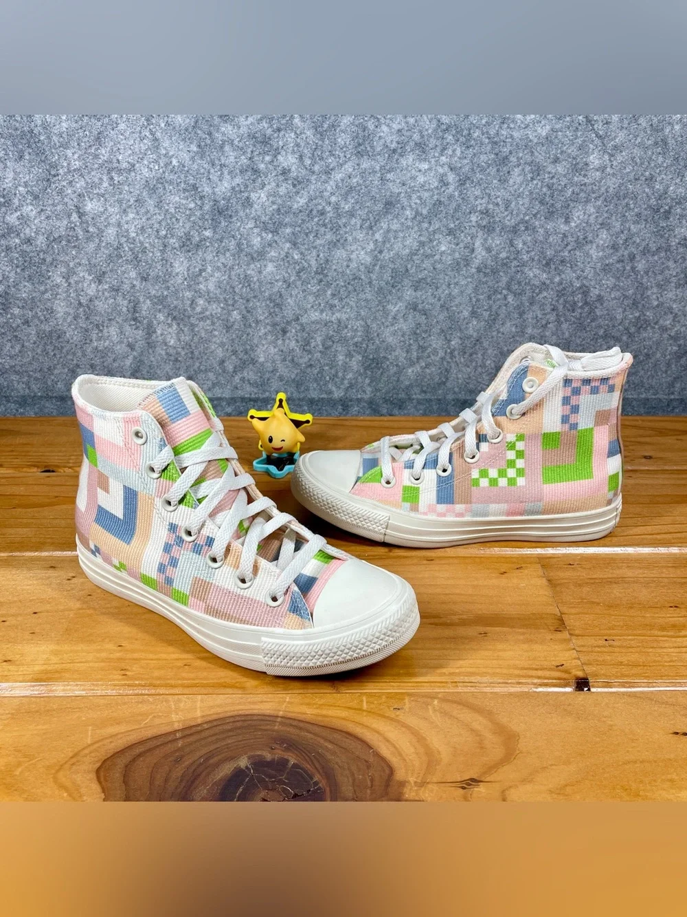 Converse Chuck Taylor All Star WOMENS 7 Crafted High Abstract Stripes 572702F